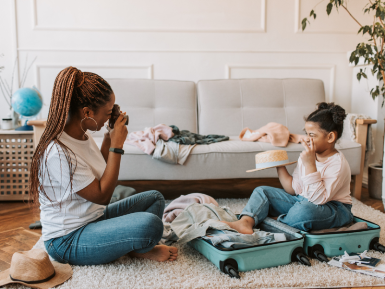 Mother enjoying quality time playing with her child and embracing the joys of motherhood